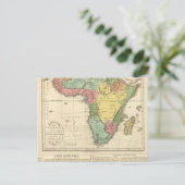 アフリカ地図2 ポストカード (スタンド正面)