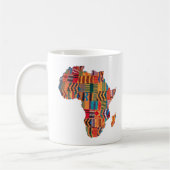 アフリカ地図 コーヒーマグ コーヒーマグカップ (左)
