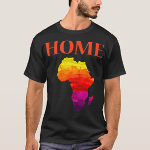 アフリカ地図 ホーム ブラックヒストリー月間 アフリカ系アメリカ人 Tシャツ
