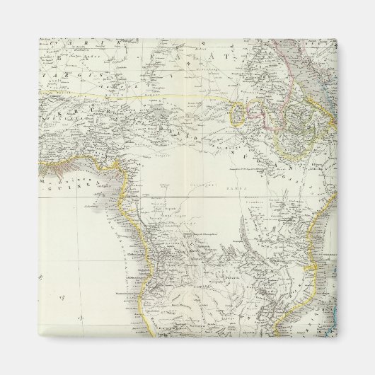 アフリカ地図 マグネット (正面)