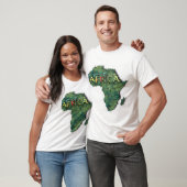 アフリカ地図 Tシャツ (ユニセックス)