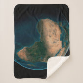 アフリカ大陸の上の宇宙から完全な地球。 シェルパブランケット (正面)