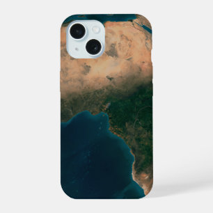 アフリカ大陸の上の宇宙から完全な地球。 iPhone 15ケース