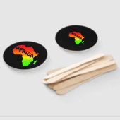 アフリカ大陸地図 ハンドファン (組立なし)