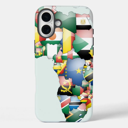 アフリカ大陸美しいママアフリカカラフル Case-Mate iPhoneケース (裏面)