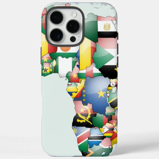 アフリカ大陸美しいママアフリカカラフル Case-Mate iPhoneケース (裏面)