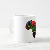 アフリカ大陸 コーヒーマグカップ (正面左)