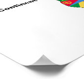 アフリカ大陸 ポスター (角)