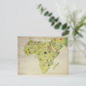 アフリカ大陸 ポストカード (スタンド正面)