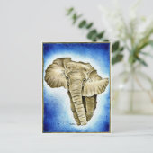 アフリカ大陸 ポストカード (スタンド正面)