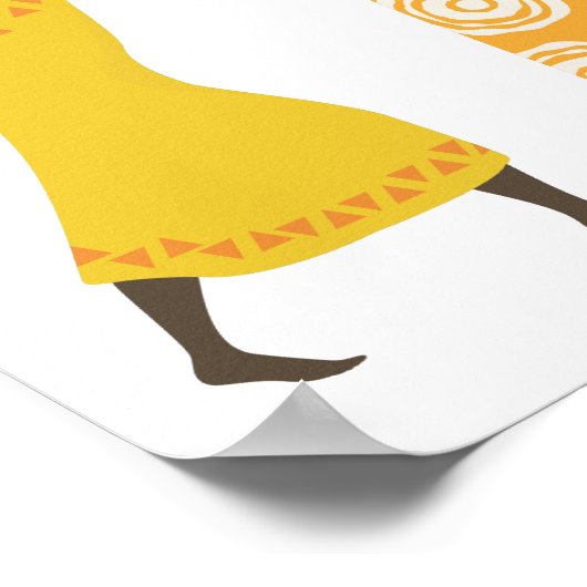 アフリカ女子運水 ポスター (角)