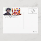 アフリカ女性の今日1 27 2012 ポストカード (裏面)