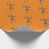 アフリカ女性の部族芸術 ラッピングペーパー (角)