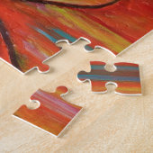 アフリカ女性油彩画パズル ジグソーパズル (側面)