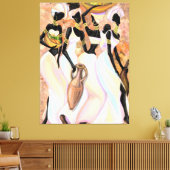 アフリカ女性用キャンバス印刷 キャンバスプリント (インサイチュ (リビング))