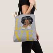 アフリカ女王 トートバッグ (クローズアップ)