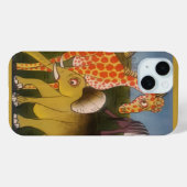 アフリカ威厳のあるの野生生物:美しい絵を描動物。 Case-Mate iPhoneケース (裏面 (横))