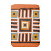 アフリカ幾何学模様 バスマット (正面縦)