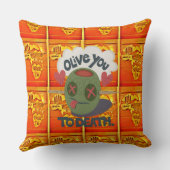 アフリカ愛してる クッション (裏面)