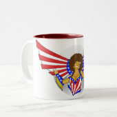 アフリカ愛天使のマグ ツートーンマグカップ (正面左)