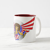 アフリカ愛天使のマグ ツートーンマグカップ (正面右)