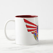 アフリカ愛天使のマグ ツートーンマグカップ (左)