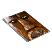 アフリカ手彫りマスク ノートブック (右側)