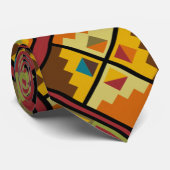 アフリカ抽象デザイン ネクタイ (ロール)