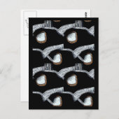 アフリカ抽象芸術はがき ポストカード (正面/裏面)