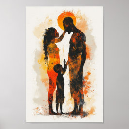 アフリカ抽象芸術アートのポスター ポスター