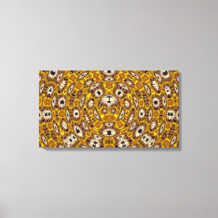 アフリカ抽象芸術アートパターン キャンバスプリント