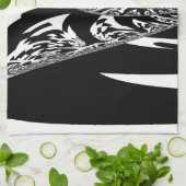 アフリカ抽象芸術アートプリント キッチンタオル (折り畳み)