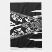 アフリカ抽象芸術アートプリント キッチンタオル (縦)