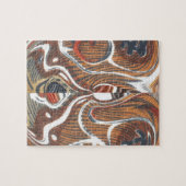 アフリカ抽象芸術アートプリント ジグソーパズル (横)
