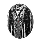 アフリカ抽象芸術アートプリント ダーツボード (正面右)