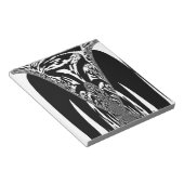 アフリカ抽象芸術アートプリント ノートパッド (アングル)