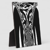 アフリカ抽象芸術アートプリント フォトプラーク (側面)