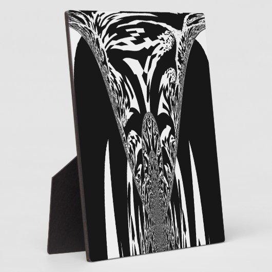 アフリカ抽象芸術アートプリント フォトプラーク (側面)