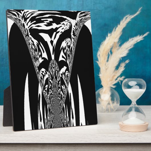 アフリカ抽象芸術アートプリント フォトプラーク (側面)