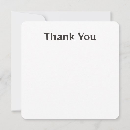 アフリカ抽象芸術フローラろうけつ染めスタイル サンキューカード (裏面)