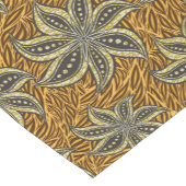 アフリカ抽象芸術フローラろうけつ染めスタイル ショートテーブルランナー (コーナー)