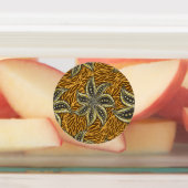 アフリカ抽象芸術フローラろうけつ染めスタイル ラベル (貼付)