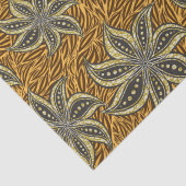 アフリカ抽象芸術フローラろうけつ染めスタイル 薄葉紙 (詳細)