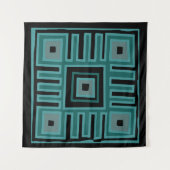 アフリカ抽象芸術モダンパターンのキャンバス印刷 タペストリー (正面(横))