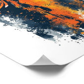 アフリカ抽象芸術芸術 ポスター (角)