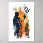 アフリカ抽象芸術芸術 ポスター (正面)