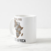 アフリカ探検家ビッグファイブ コーヒーマグカップ (正面左)