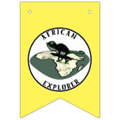 アフリカ探検家 バンティングフラッグ (第3の旗)