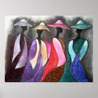 アフリカ教会の女性 ポスター