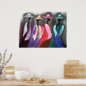 アフリカ教会の女性 ポスター (キッチン)